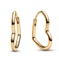 pandora pozlátené náušnice 268307C00