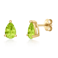 sofia zlaté náušnice GEMBO17796 52 peridot