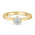 sofia diamonds zlatý zásnubný prsteň LABGRG47068YG_3