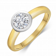 sofia diamonds prsteň zlato diamant BDRB00160YG_4