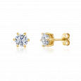 sofia diamonds zlaté náušnice GEMBO27662 11