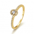 sofia diamonds prsteň zlato diamant BE4105801YG