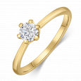 sofia diamonds prsteň zlato diamant BDRB00149YG_4