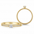 sofia diamonds prsteň zlato diamant BDRB00214YG