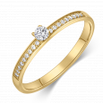 sofia diamonds prsteň zlato diamant BDRB00213YG_2
