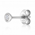 sofia zlatá kusová náušnica diamant CK30004571855