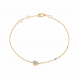 sofia diamonds zlatý náramok GEMBS30908 22