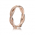 pandora rose prsteň 180892CZ