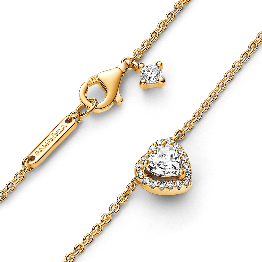 pandora pozlátený náhrdelník 368425C01 45_5