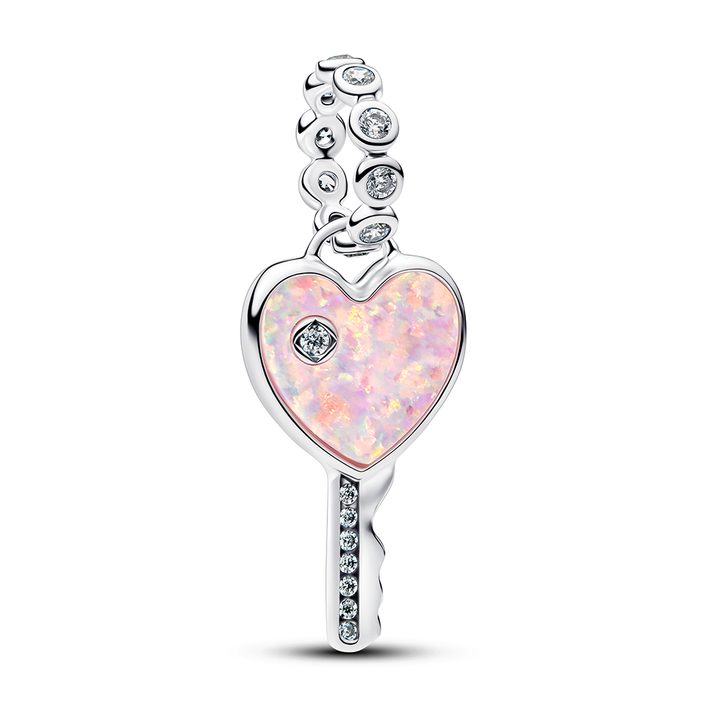 PANDORA gold-plated bead Heart padlock M-782505C00 - Sofia.net