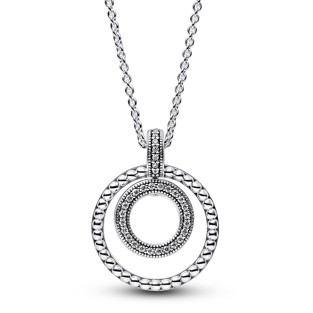 Pandora ESSENCE Beaded Chain Necklace Size 31.5