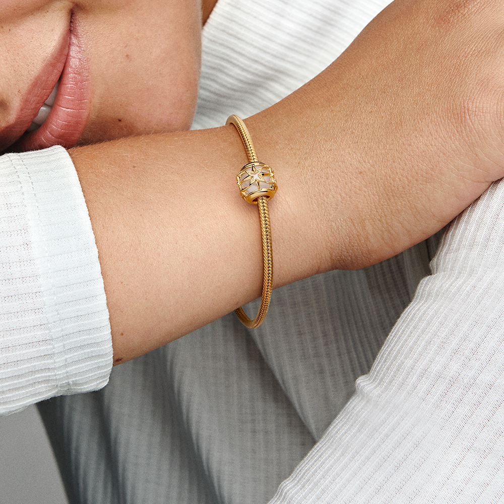 無料配達 PANDORA gold-plated Sofia.net - M-363508C01 bow Glowing necklace その他
