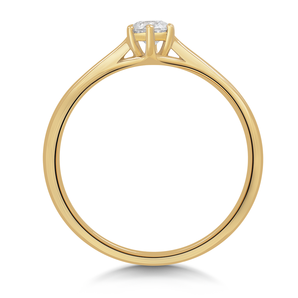 sofia diamonds zlatý zásnubný prsteň UDRG47931YG H I1 _3