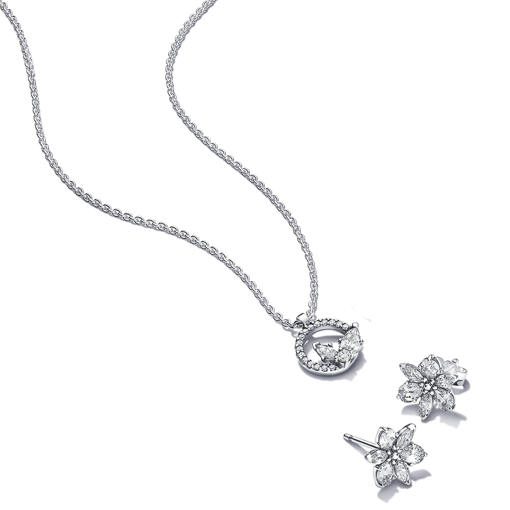 AUTHENTIC S925 PANDORA HEART NECKLACE & EARRINGS SET ✨ | Shopee Philippines