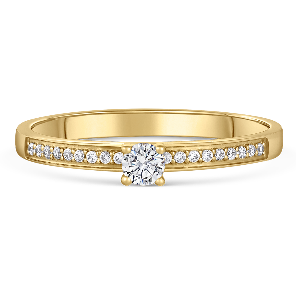 sofia diamonds prsteň zlato diamant BDRB00213YG_3