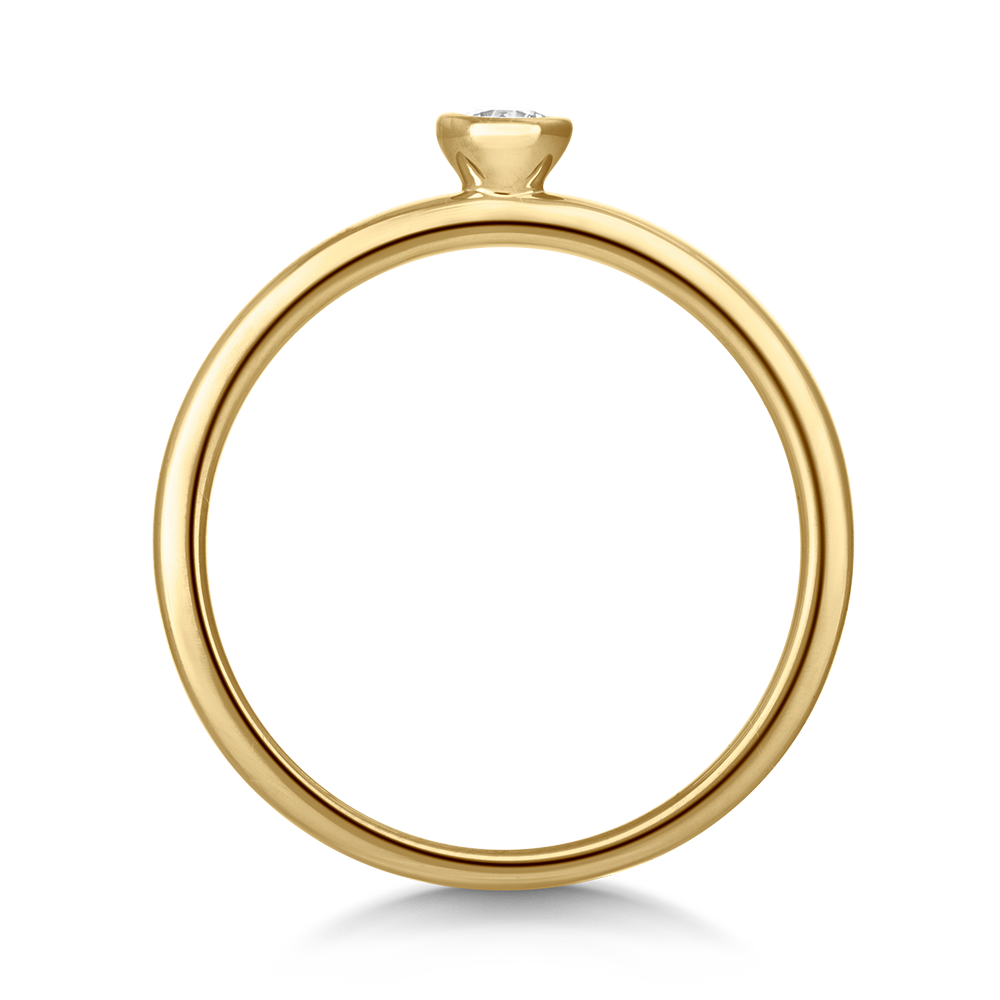 sofia diamonds prsteň zlato diamant BDRB00075YG_4