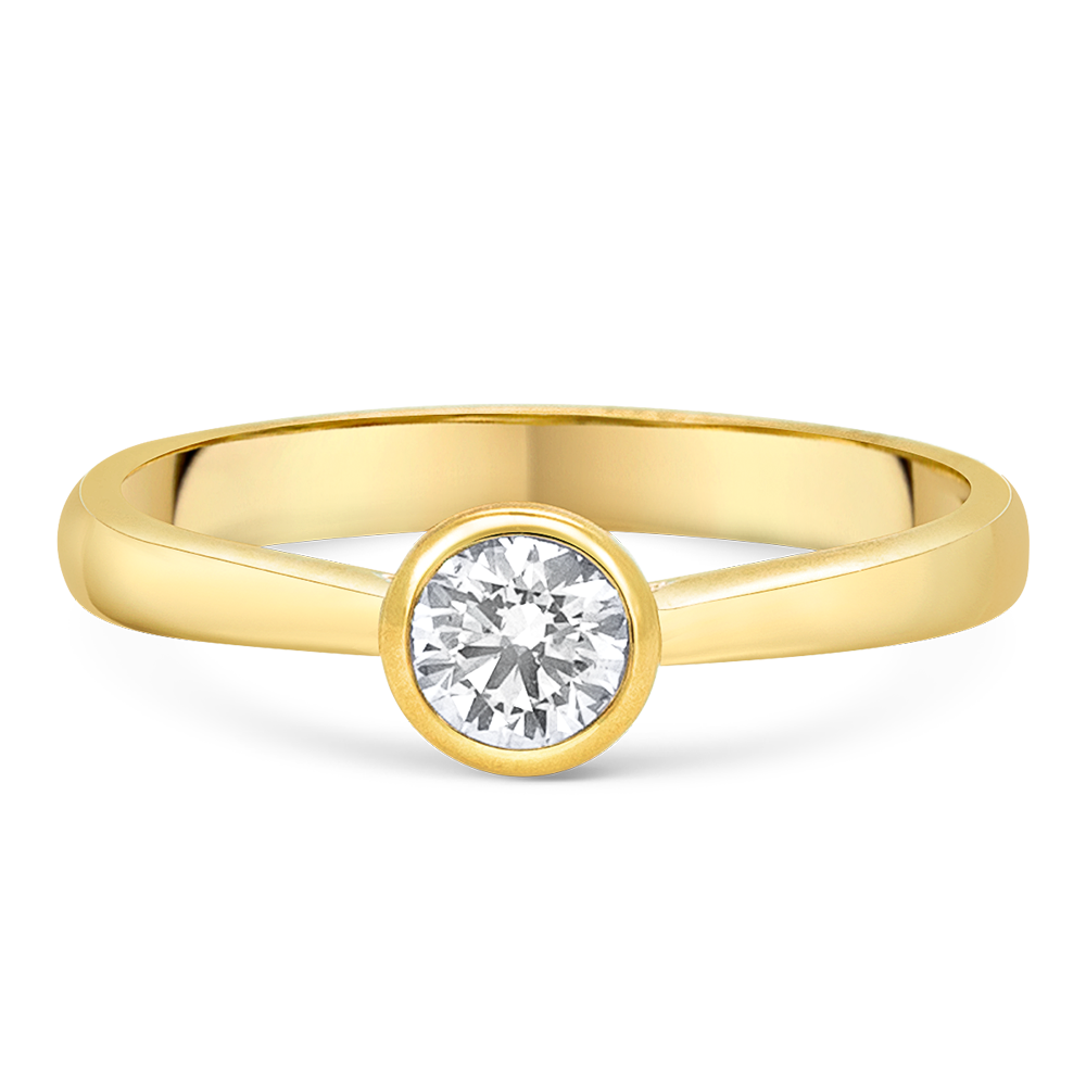 sofia diamonds zlatý zásnubný prsteň LABGRG110675YG H I1_3