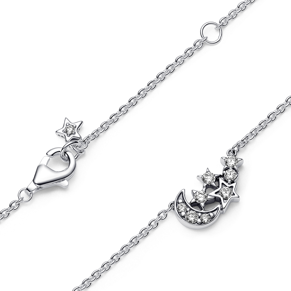 pandora strieborný náhrdelník 392991C01 45_5