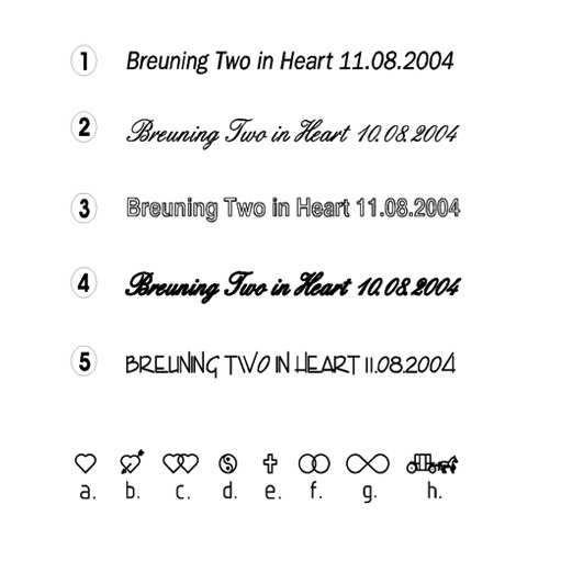 breuning písmo