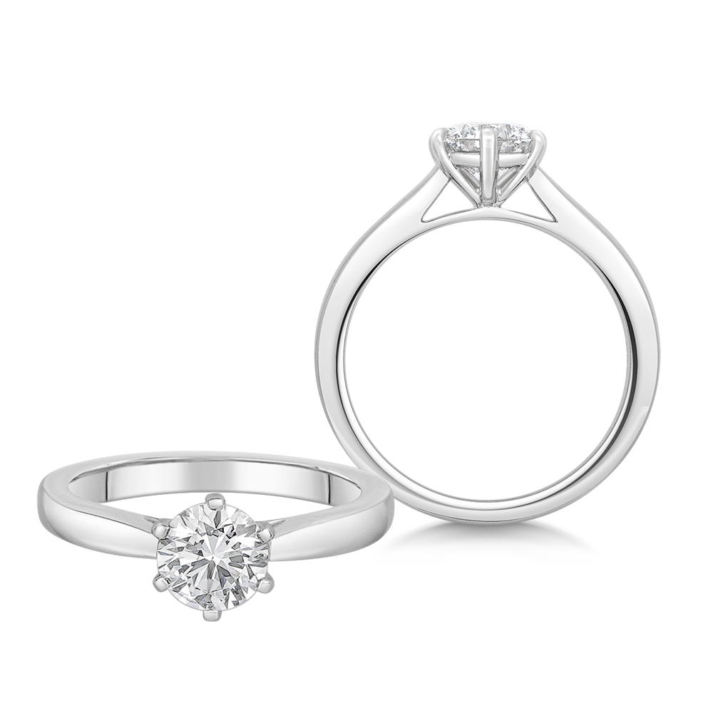 sofia diamonds zlatý zásnubný prsteň LABGRG109405WG