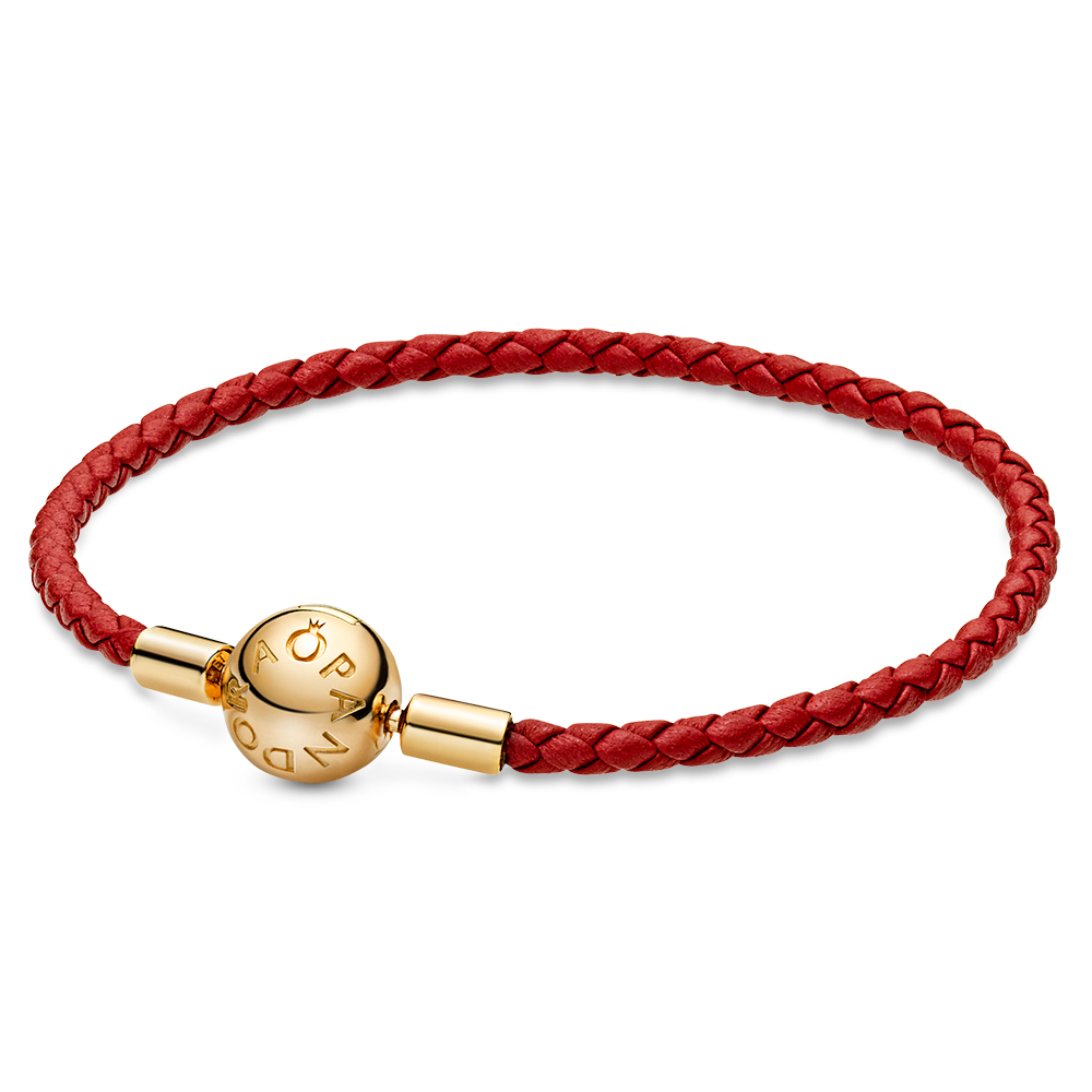 pandora kožený náramok 568777C01