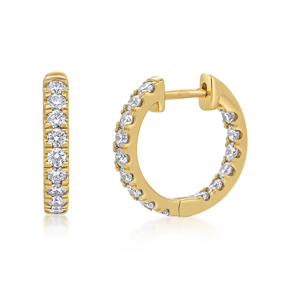 sofia diamonds zlaté náušnice LABGER37681YG