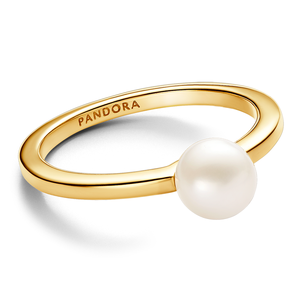 pandora pozlátený prsteň 163157C01_2
