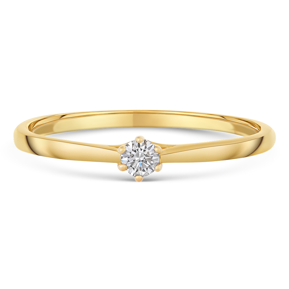 sofia diamonds zlatý zásnubný prsteň UDRG47928Y H I1_4