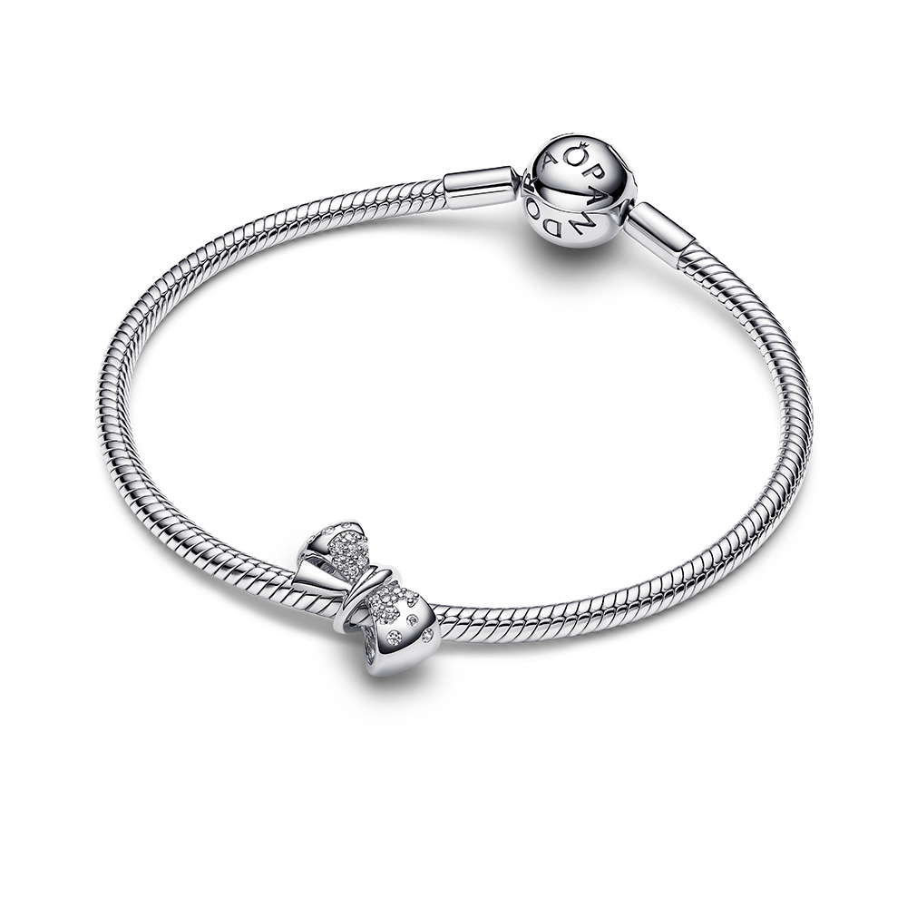 PANDORA bead Sparkling bow M 793442C01 Sofia