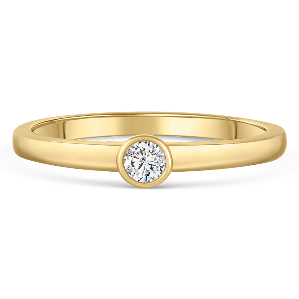 sofia diamonds prsteň zlato diamant BDRB00076YG_3