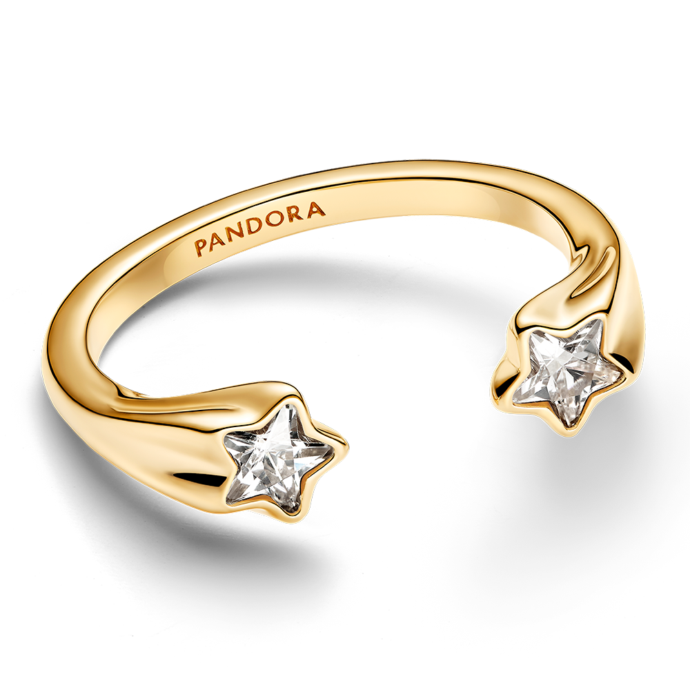 pandora pozlátený prsteň 163582C01_2
