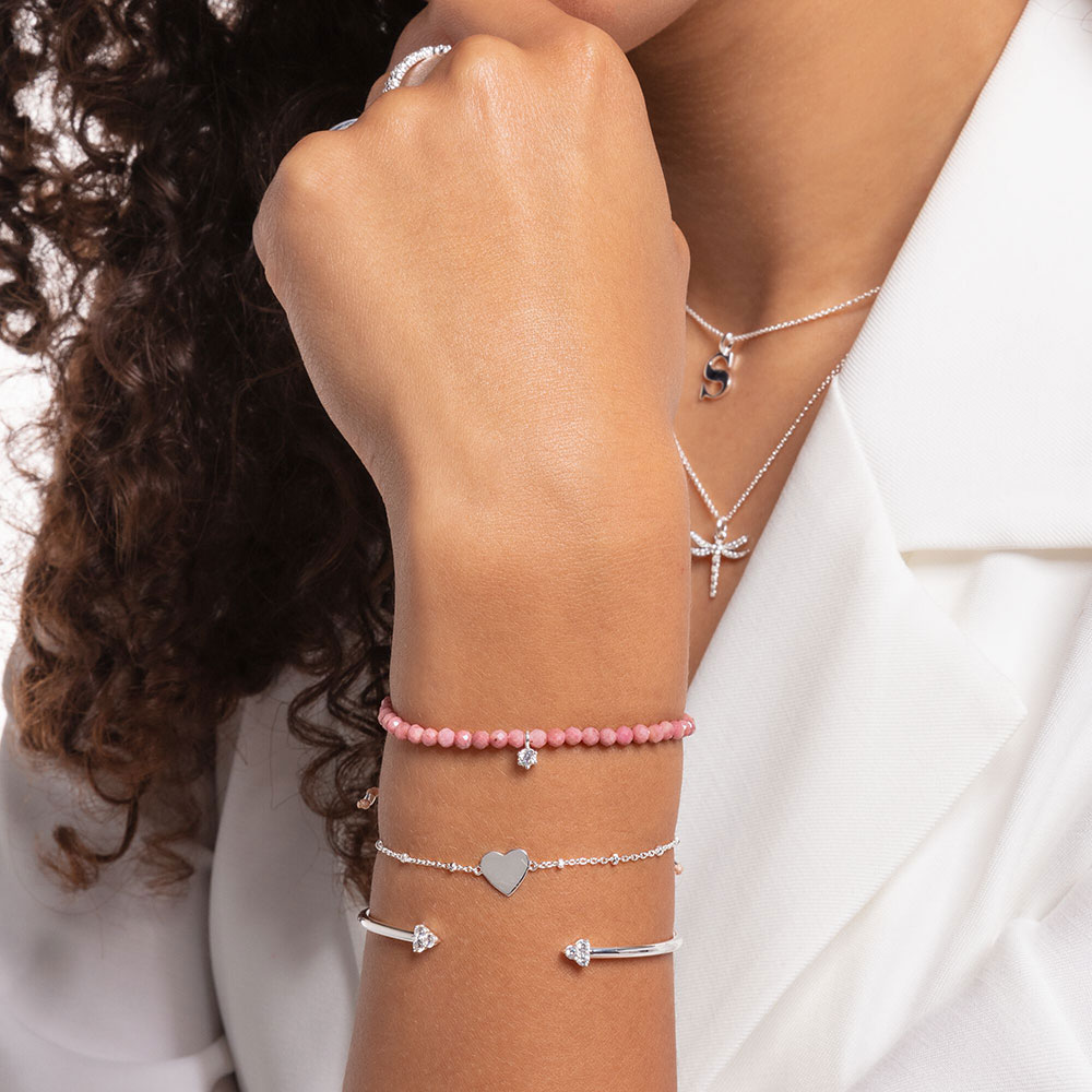 Thomas sabo pink bead bracelet hotsell