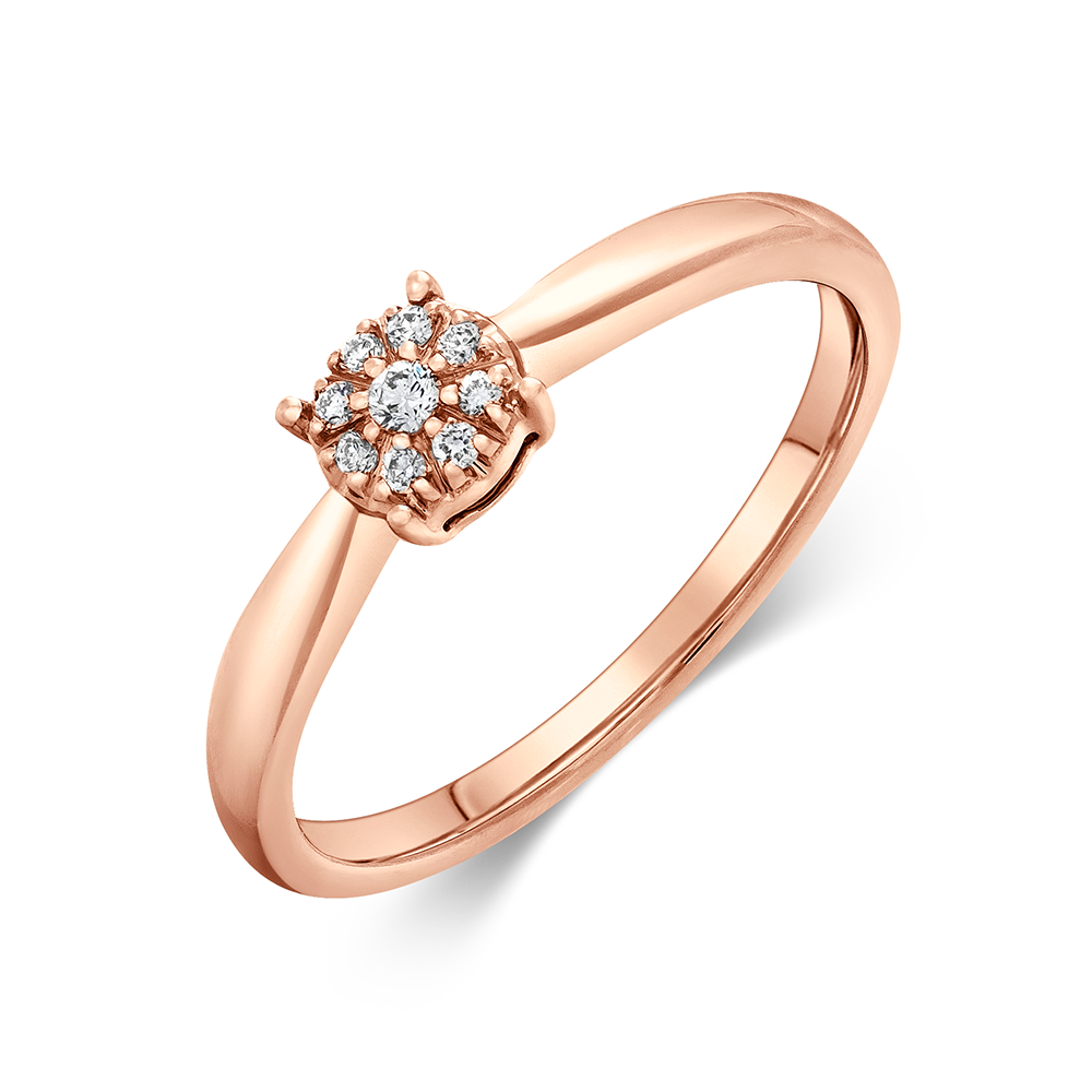 sofia diamonds prsteň zlato diamant UDRG50435R H I1