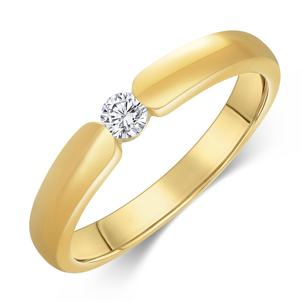 sofia diamonds prsteň zlato diamant BDRB00073YG_2