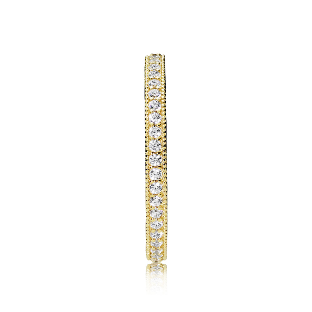 PANDORA gold plated ring M-168655C01 - Sofia.net