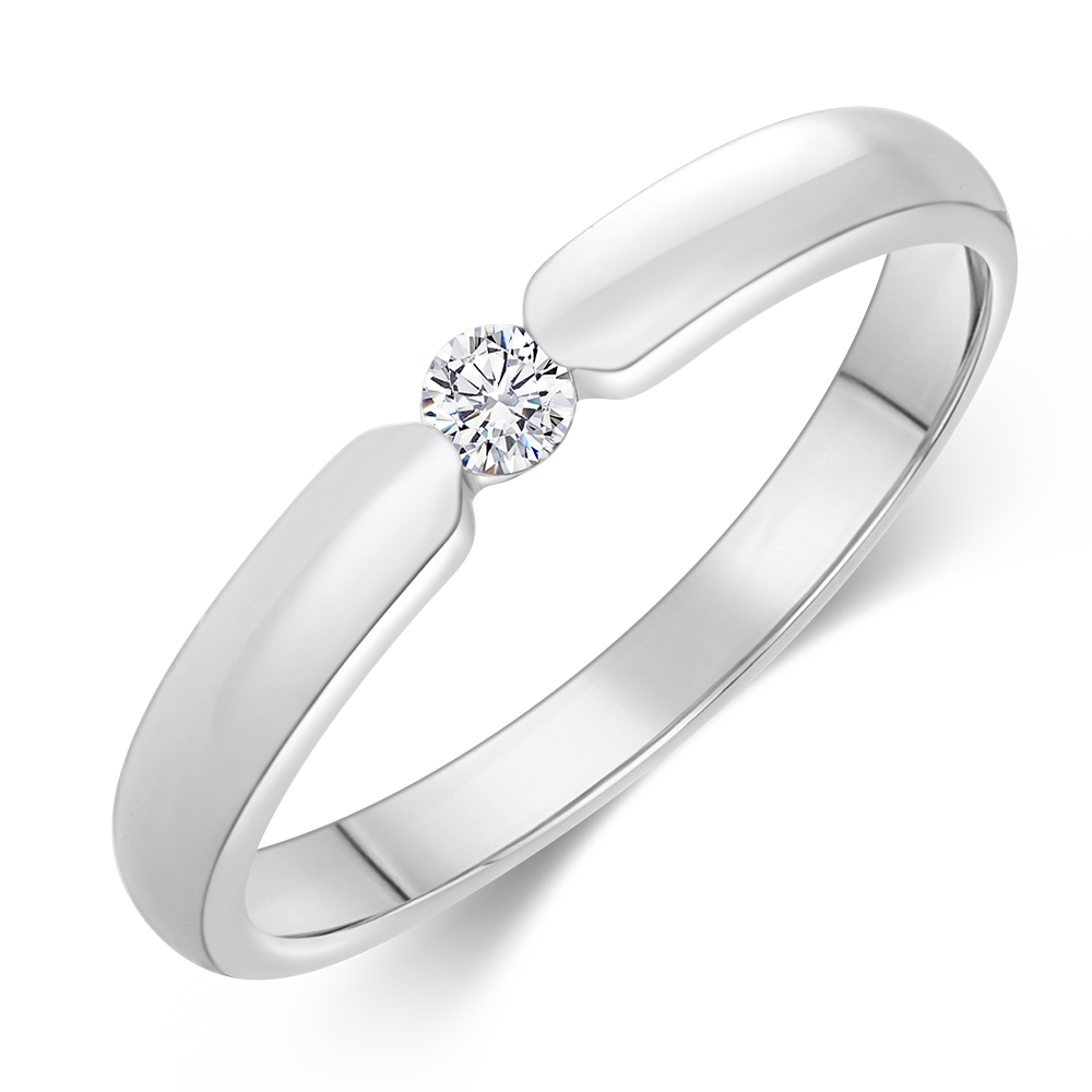 sofia diamonds prsteň zlato diamant BDRB00072WG_2