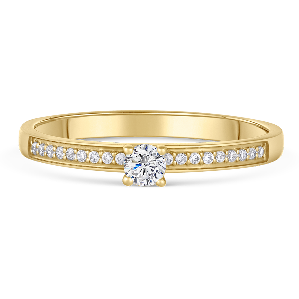 sofia diamonds prsteň zlato diamant BDRB00214YG_4