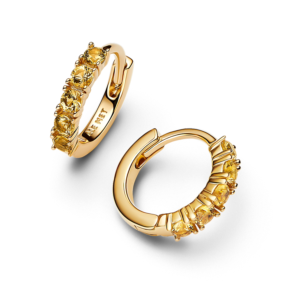 pandora pozlátené náušnice 263849C01_2