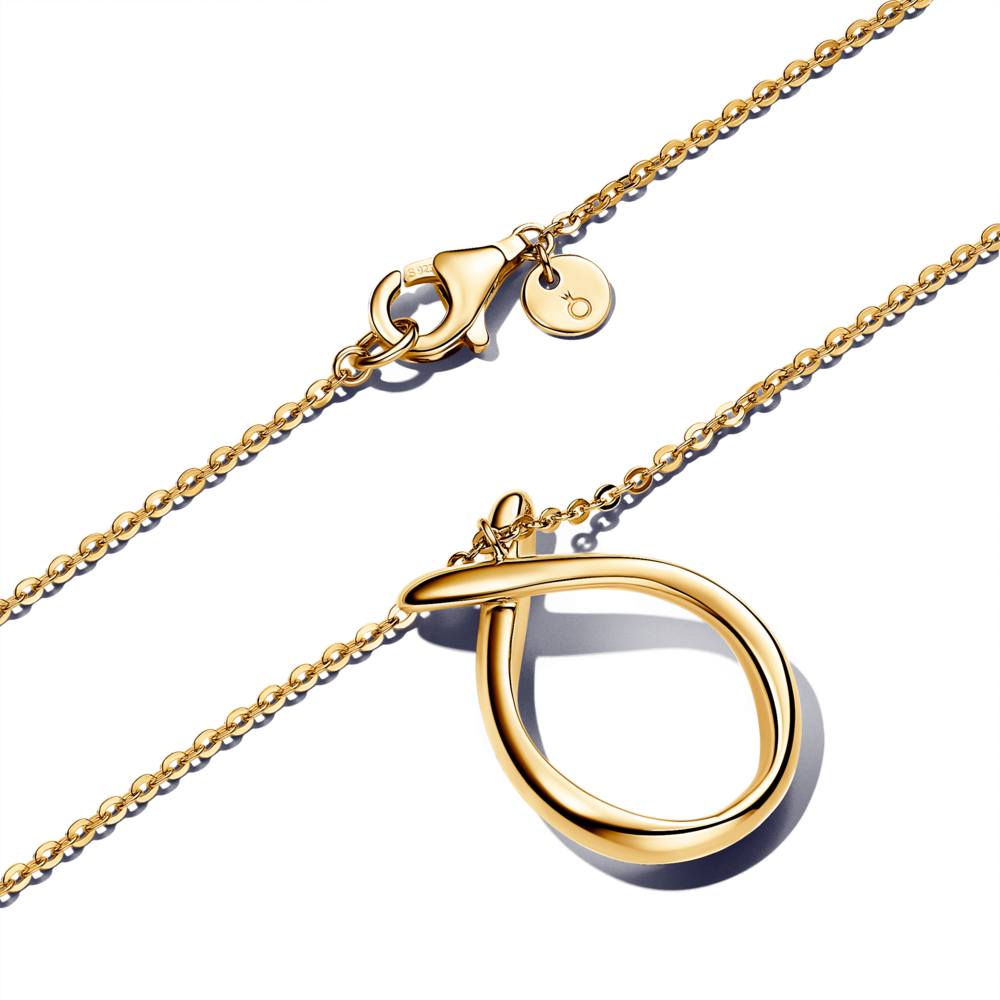 PANDORA ESSENCE gold plated necklace M 363316C00 Sofia