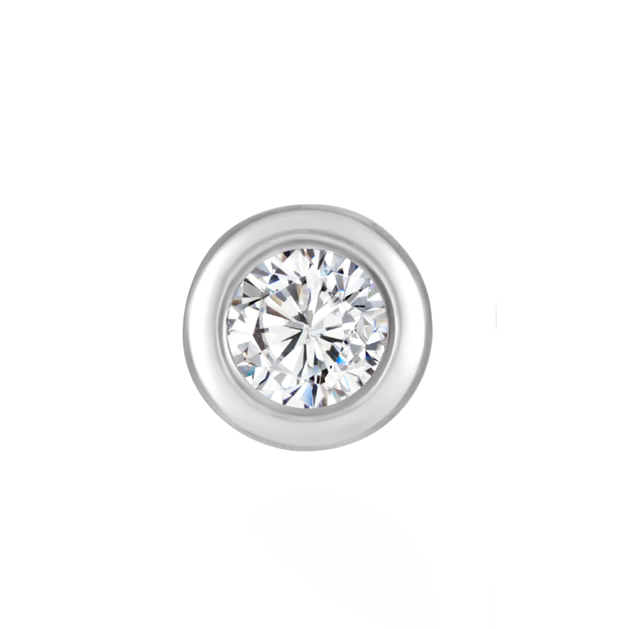 sofia zlatá kusová náušnica diamant CK30004581855_2