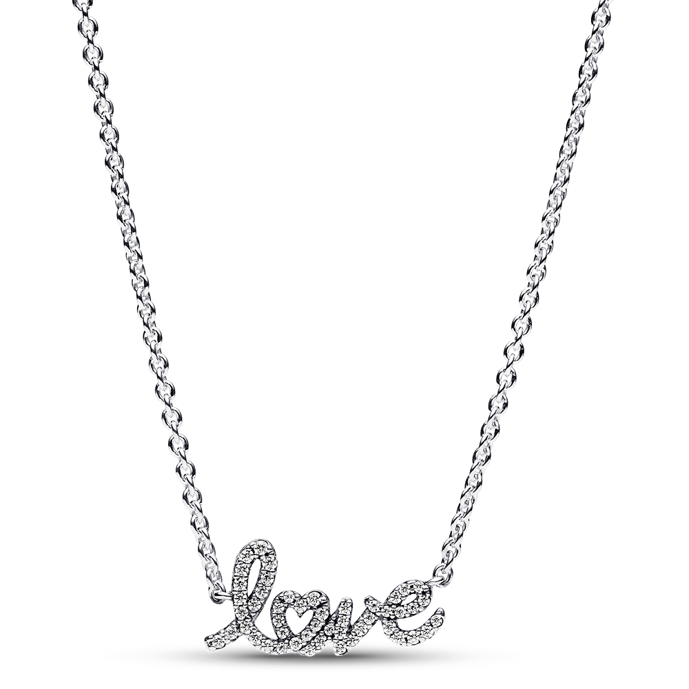 PANDORA Love necklace and earrings set M-393076C01-45+