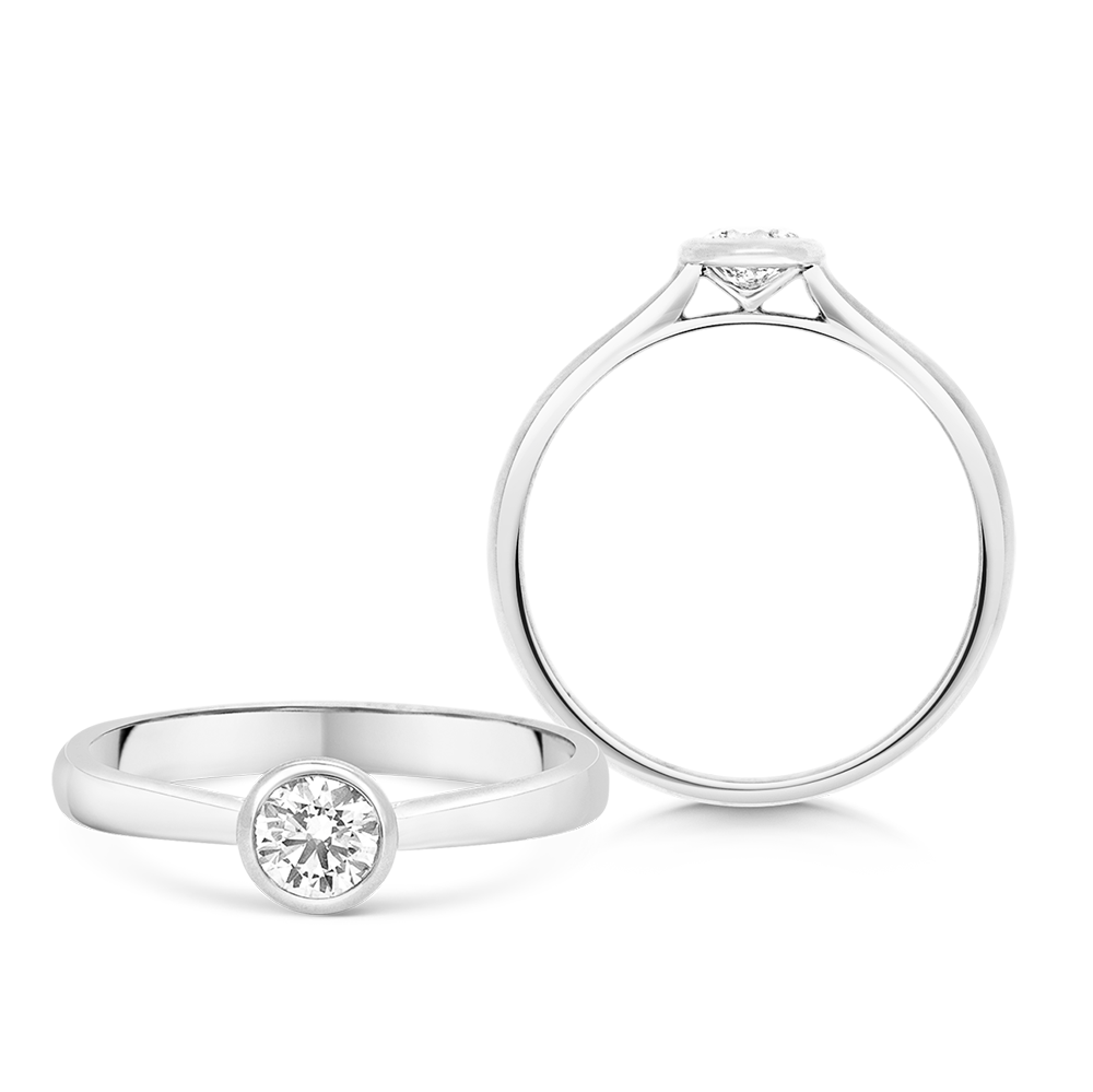 sofia diamonds zlatý zásnubný prsteň LABGRG110675WG H I1