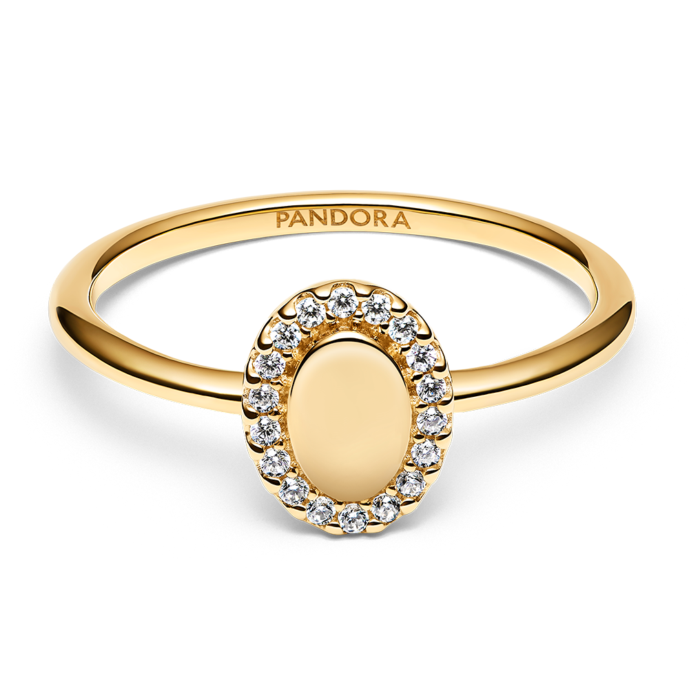 pandora pozlátený prsteň 163800C01_2
