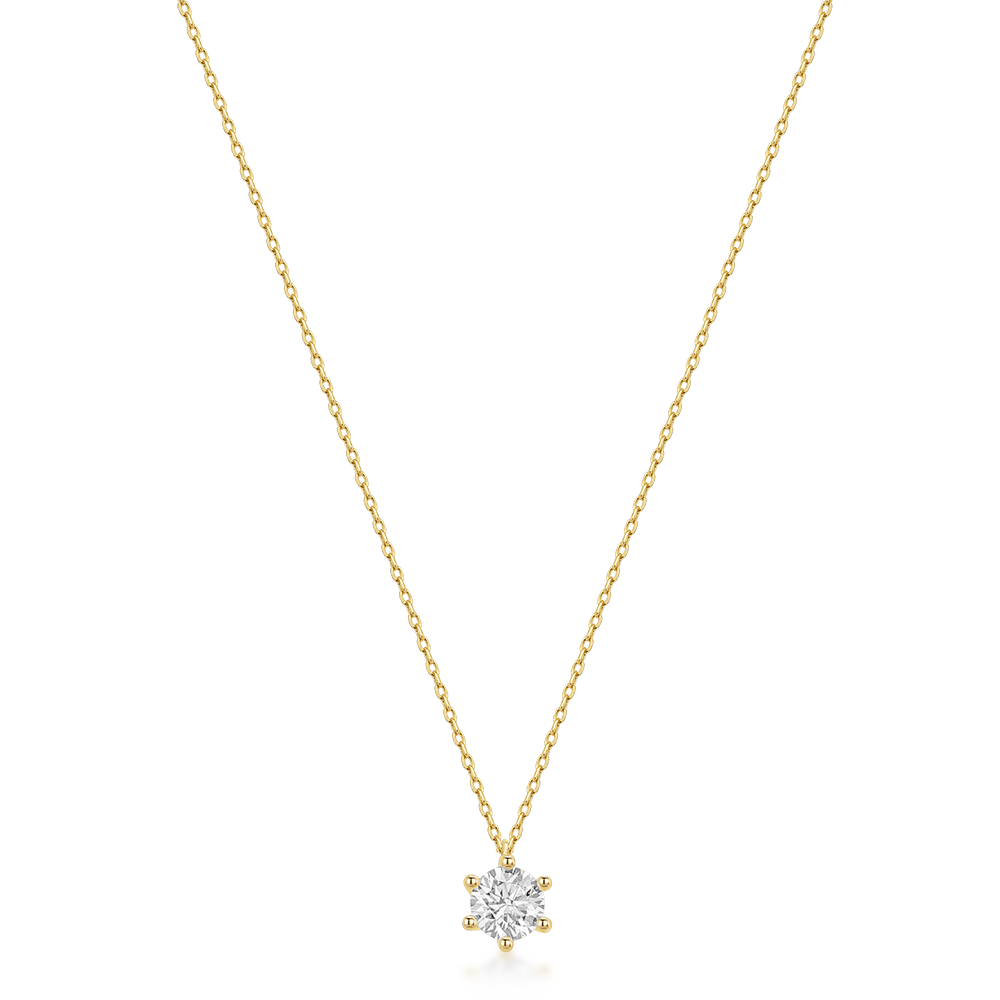 sofia diamonds zlatý náhrdelník LABGPD22214YG_2