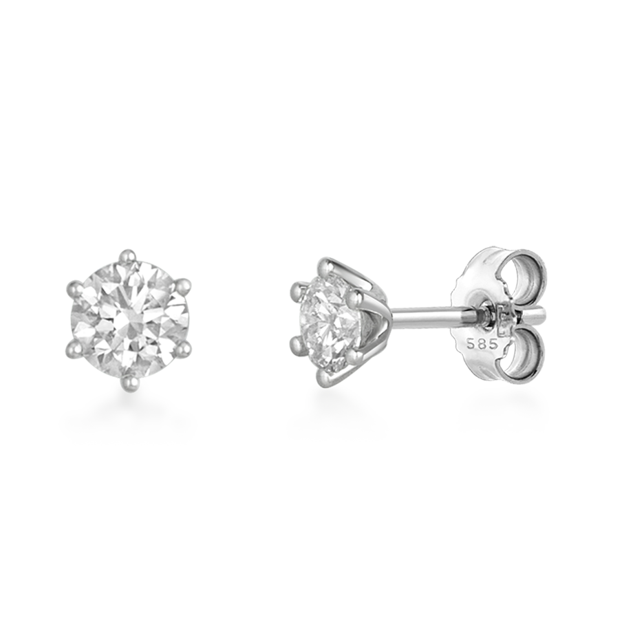 sofia diamonds zlaté náušnice LABGER37573WG