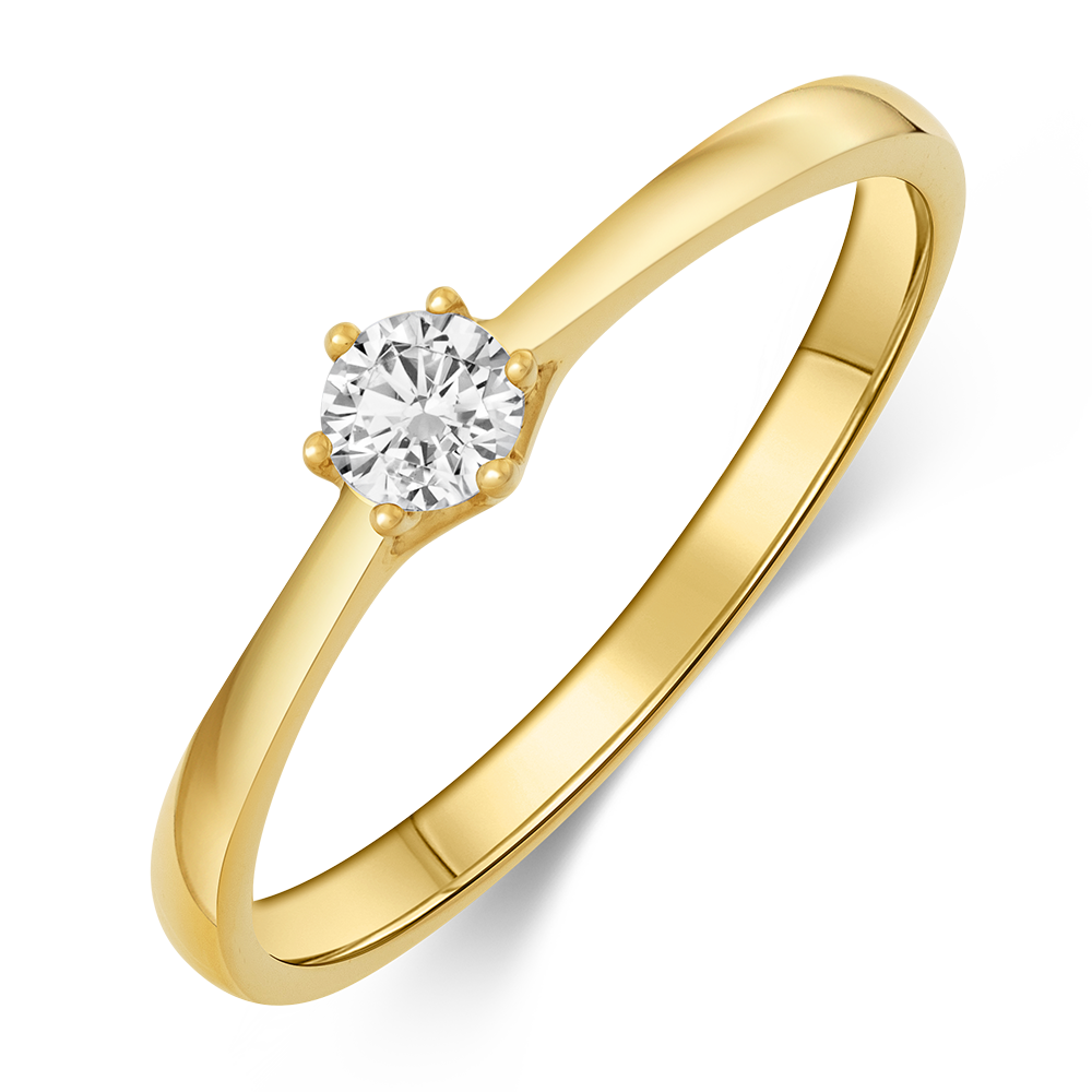sofia diamonds zlatý zásnubný prsteň UDRG47929Y H I1_2