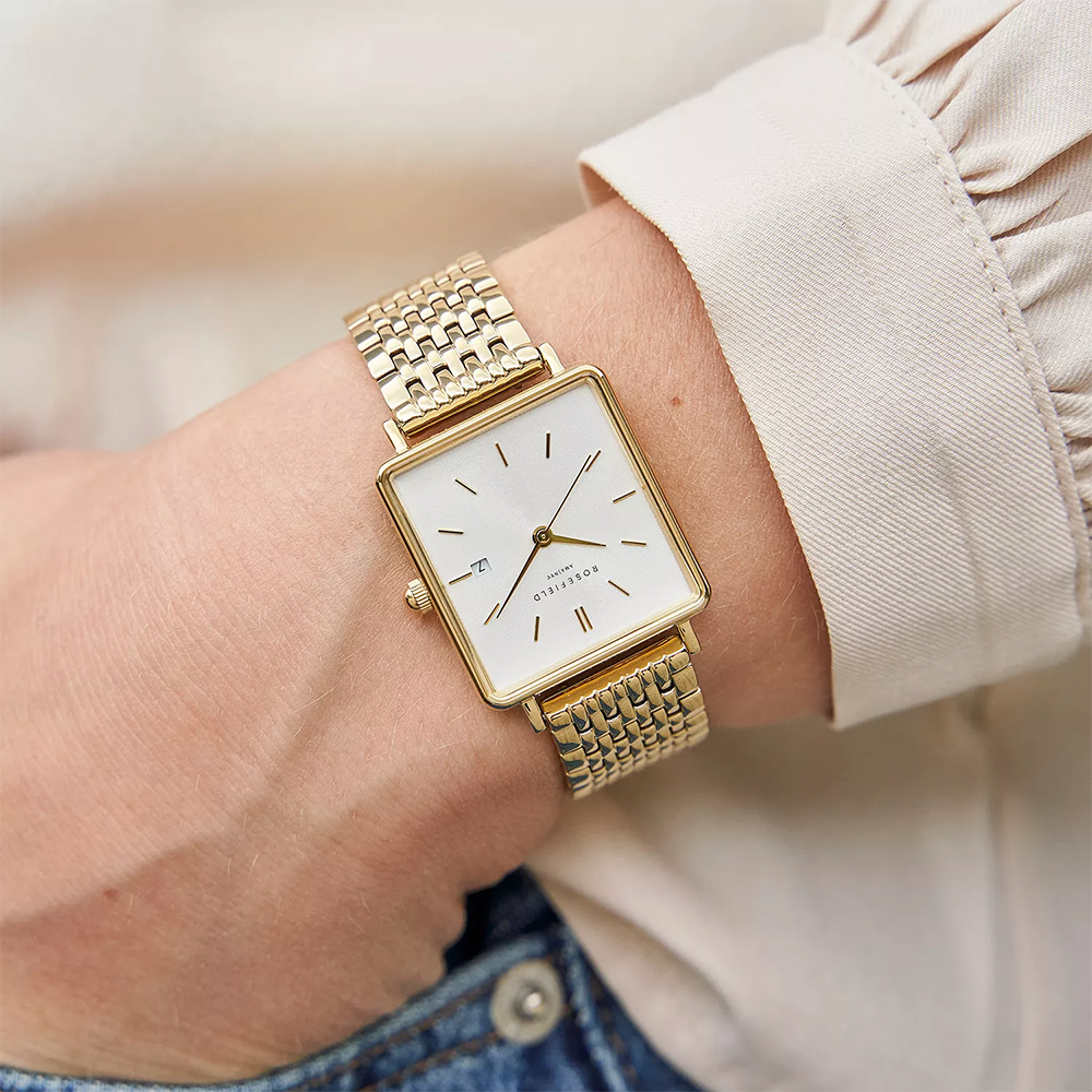 Rosefield square watch sale