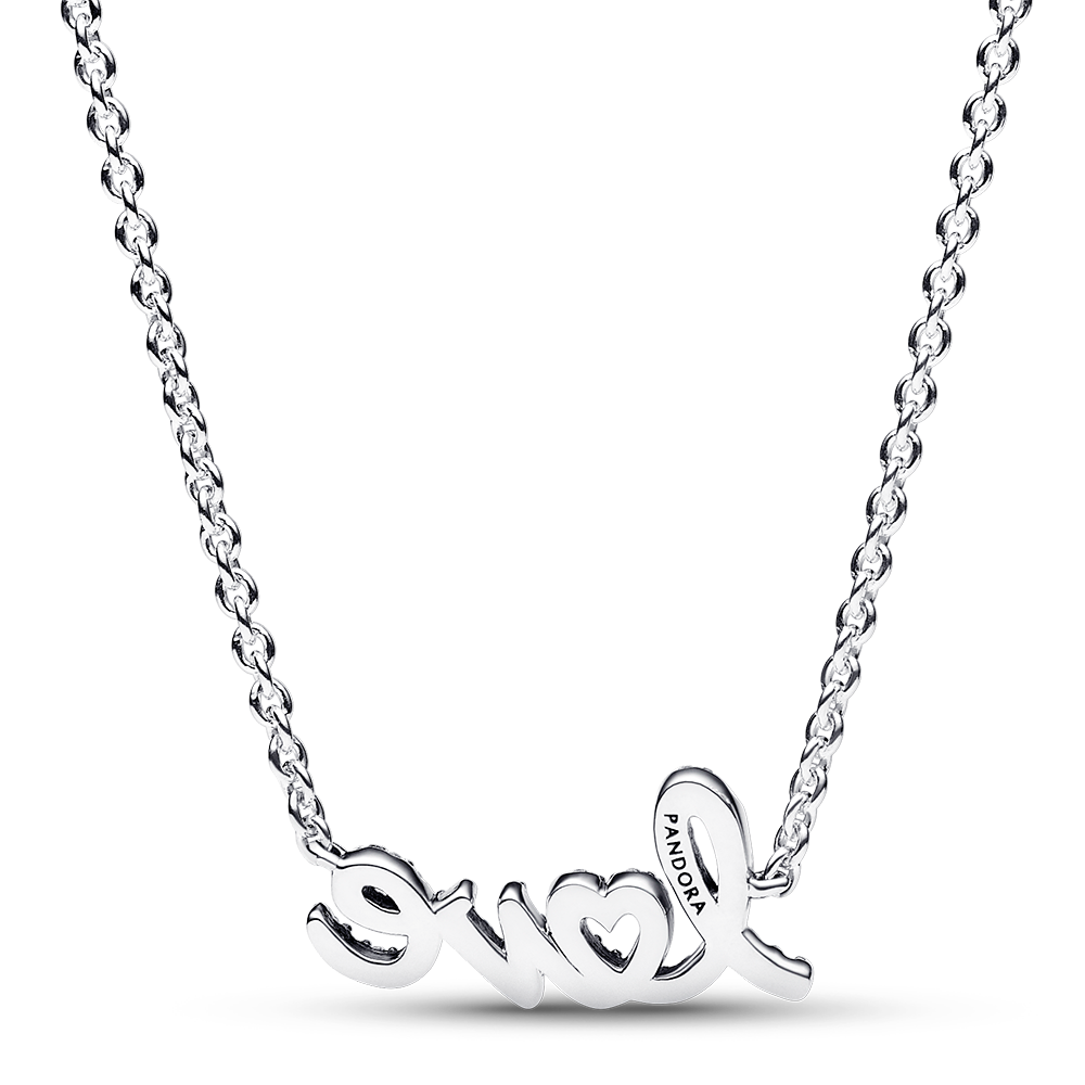 Pandora nameplate necklace store
