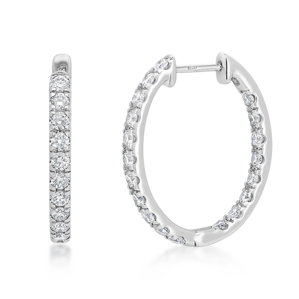 sofia diamonds zlaté náušnice LABGER26837WG