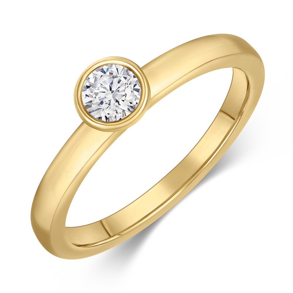 sofia diamonds prsteň zlato diamant BDRB00078YG_2